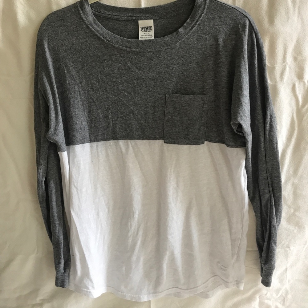 Long Sleeved Dual-Colored TShirt
